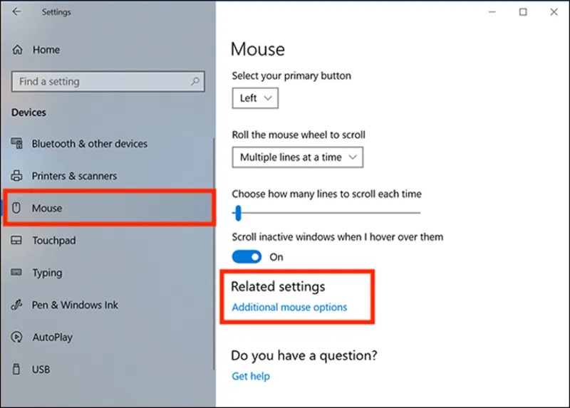 cách theo dõi mouse settings - Hình 5