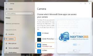 cách theo dõi webcam settings