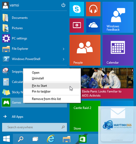 cách thiết kế start menu cho dân văn phòng - Hình 3