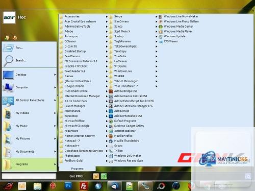 cách thiết kế start menu cho game thủ - Hình 3