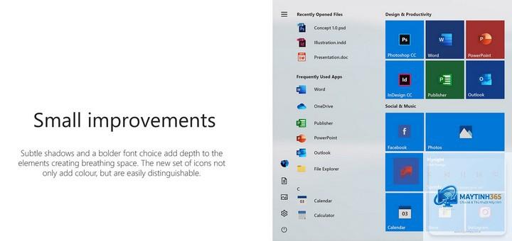 cách thiết kế start menu tối giản - Hình 4