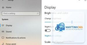 cách thiết lập brightness settings