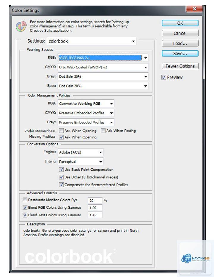 cách thiết lập color management