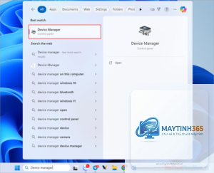 cách thiết lập device manager windows 11