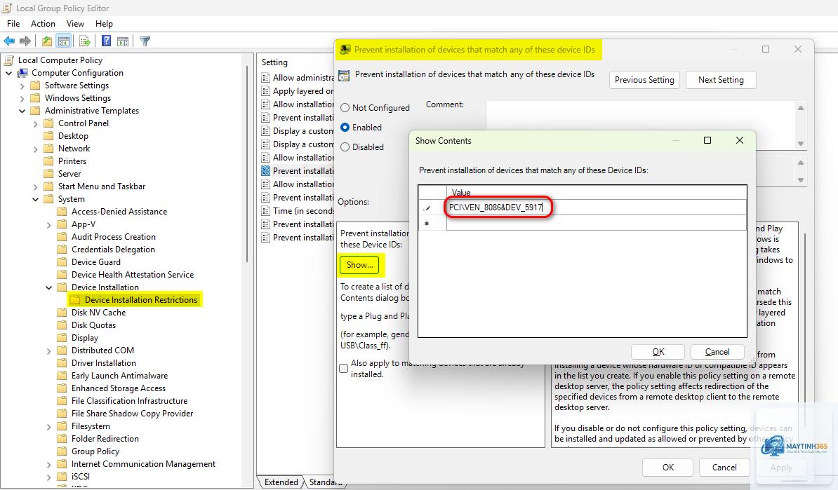 cách thiết lập device restrictions - Hình 3