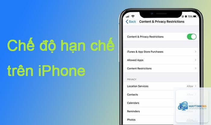 cách thiết lập device restrictions
