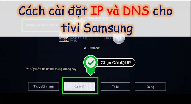 cách thiết lập dns thủ công