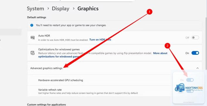 cách thiết lập graphics acceleration - Hình 3