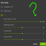 cách thiết lập hdr gaming