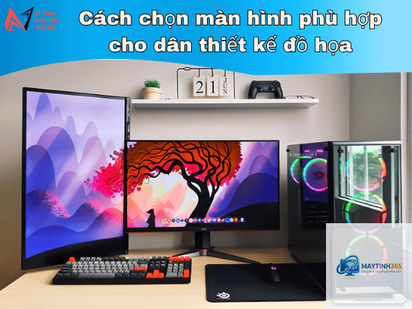 cách thiết lập màn hình cho designer