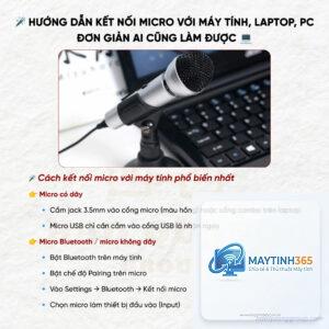 cách thiết lập micro chuyên nghiệp