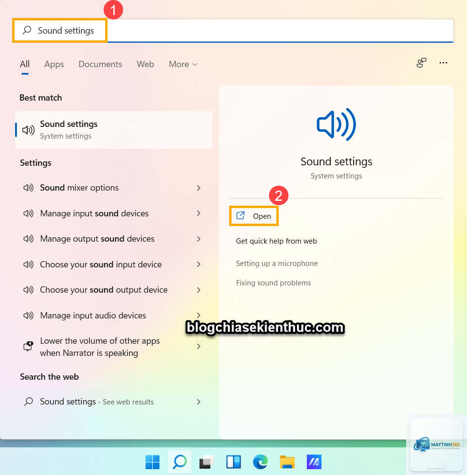 cách thiết lập microphone windows 11 - Hình 4