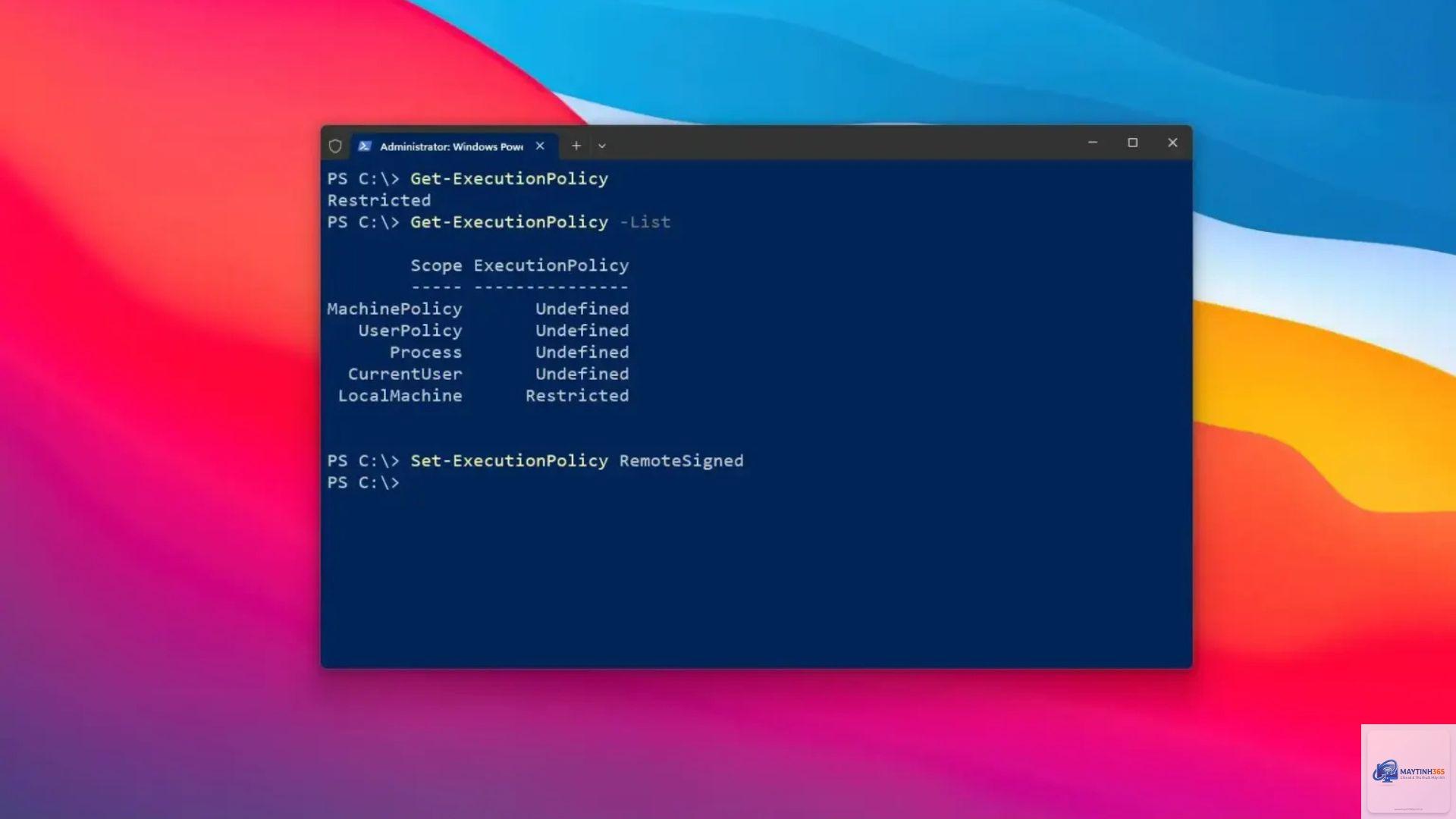 cách thiết lập powershell execution policy - Hình 3