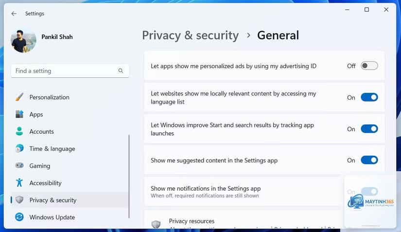 cách thiết lập privacy settings windows 11 - Hình 1