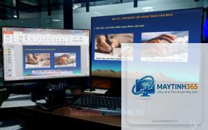 cách thiết lập slideshow nhiều màn hình