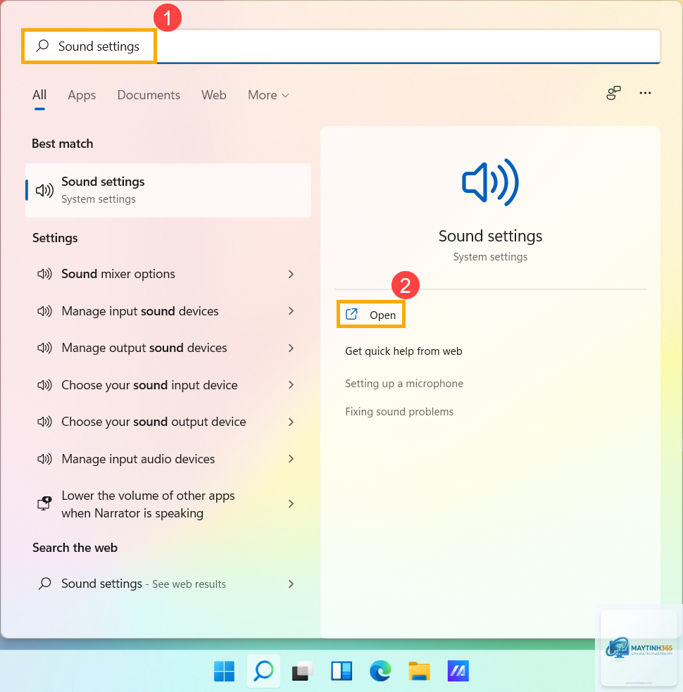 cách thiết lập sound settings windows 11 - Hình 2