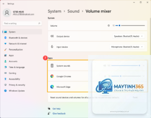 cách thiết lập sound settings windows 11