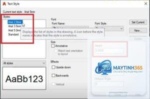 cách thiết lập text scaling