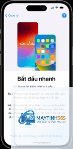 cách thiết lập thiết bị mới