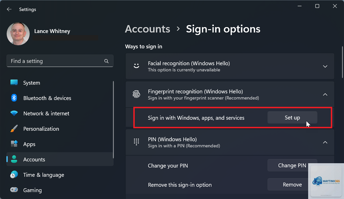cách thiết lập vân tay windows hello - Hình 3
