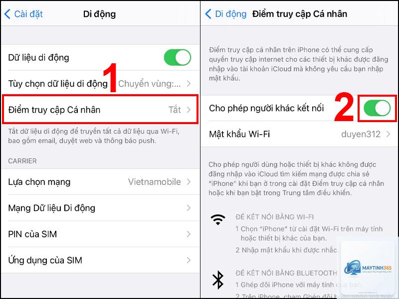 cách thiết lập wifi riêng tư