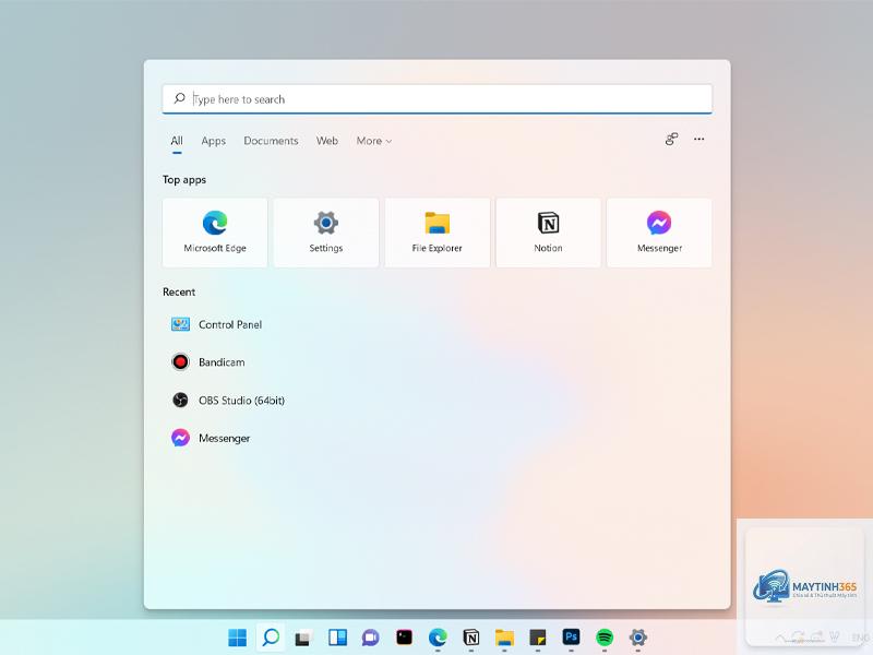 cách thu nhỏ ô tìm kiếm taskbar - Hình 5