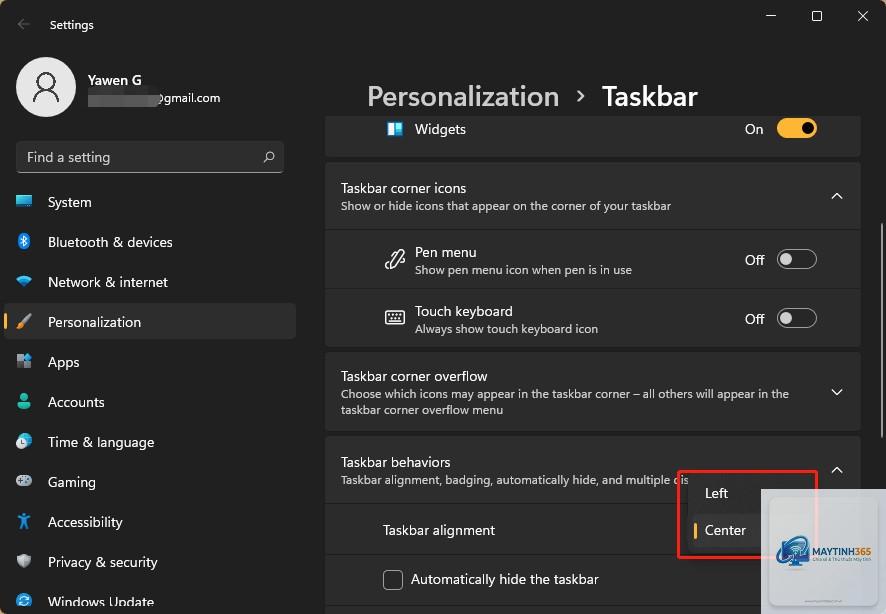 cách thu nhỏ taskbar windows 11 - Hình 5
