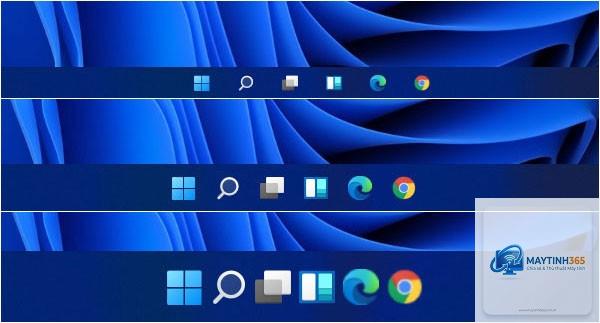 cách thu nhỏ taskbar windows 11