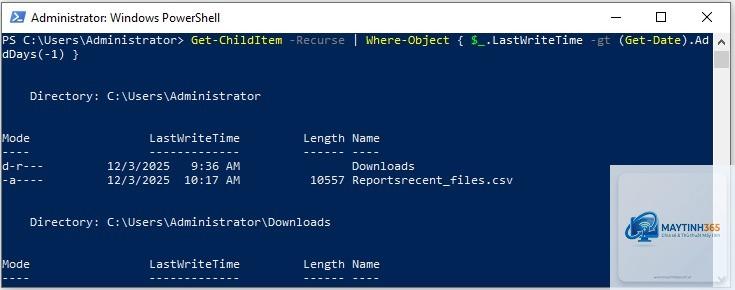 cách tìm file bằng powershell - Hình 5