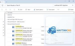 cách tìm kiếm nâng cao trong file explorer