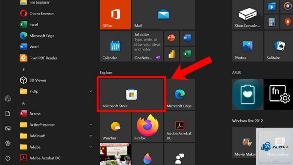 cách tìm ứng dụng học tập trên microsoft store