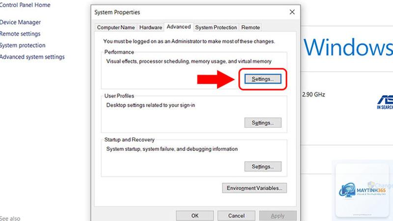 cách tối ưu device settings