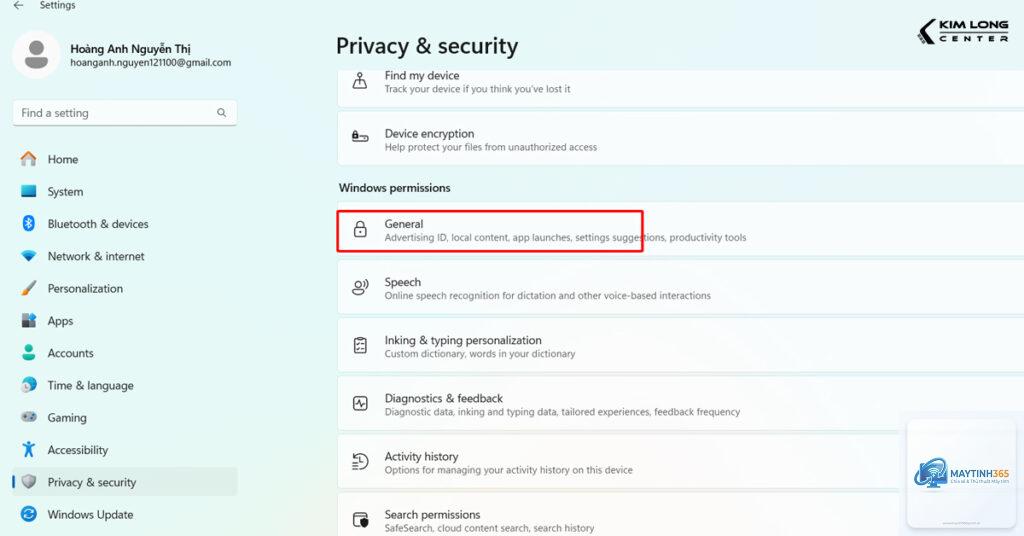 cách tối ưu diagnostics privacy