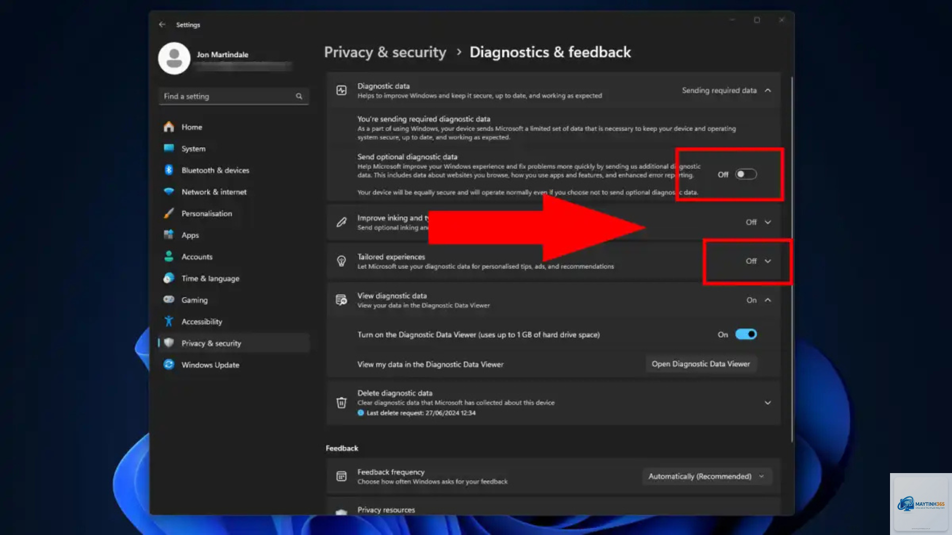 cách tối ưu diagnostics privacy - Hình 2