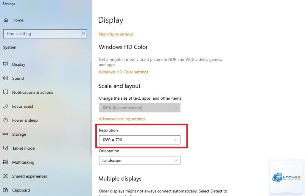 cách tối ưu display settings