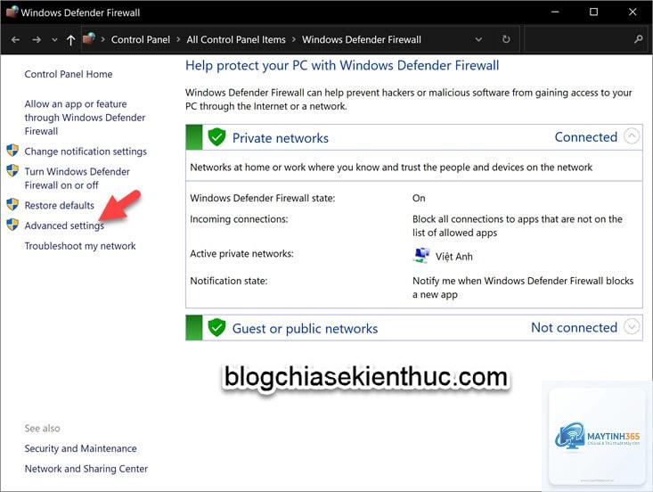 cách tối ưu firewall settings - Hình 5