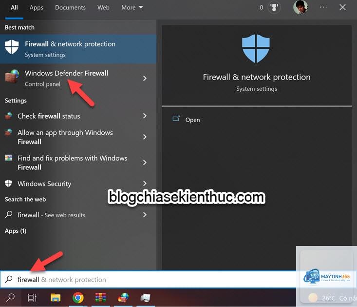 cách tối ưu firewall settings