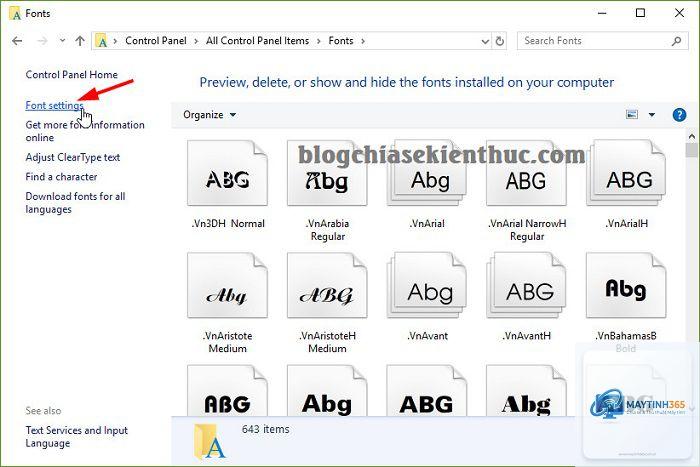 cách tối ưu fonts windows - Hình 2