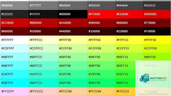 cách tối ưu màu sắc hiển thị