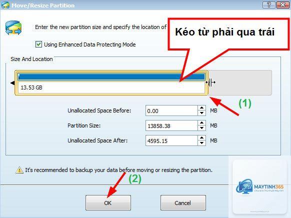 cách tối ưu partition size - Hình 3