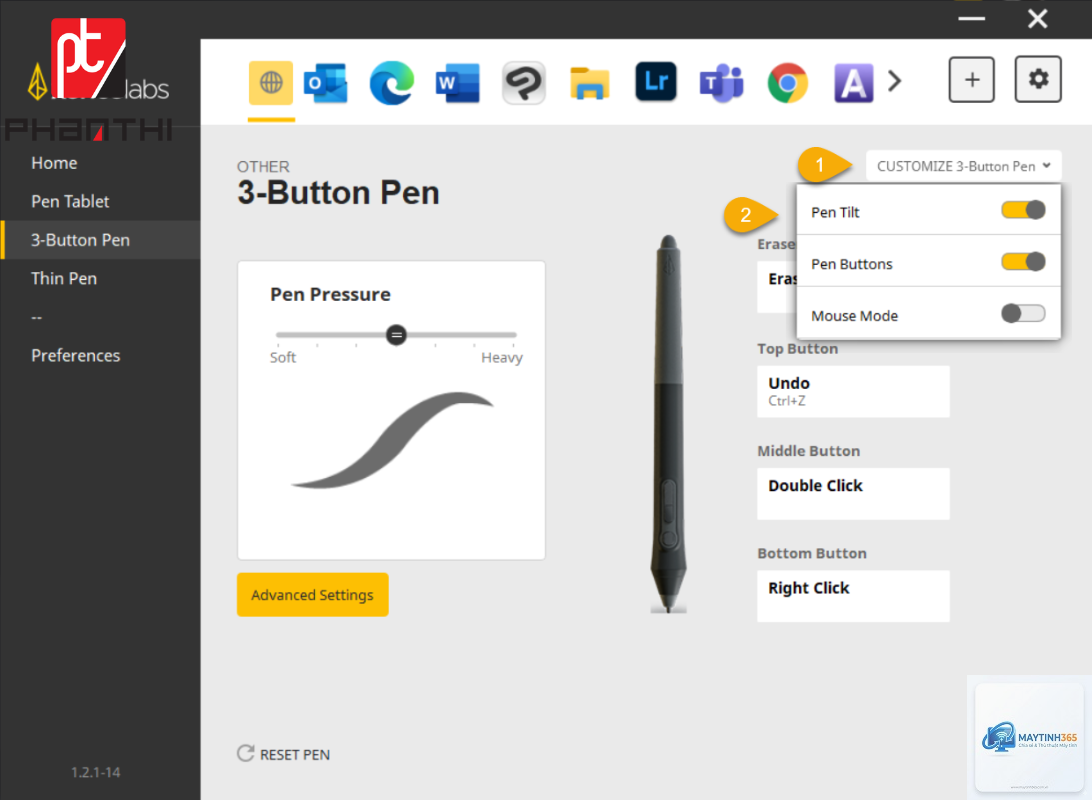 cách tối ưu pen settings - Hình 3