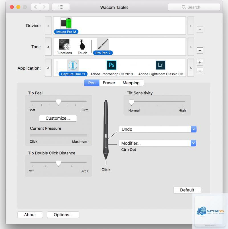 cách tối ưu pen settings