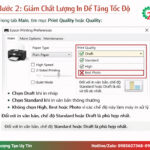 cách tối ưu printers settings