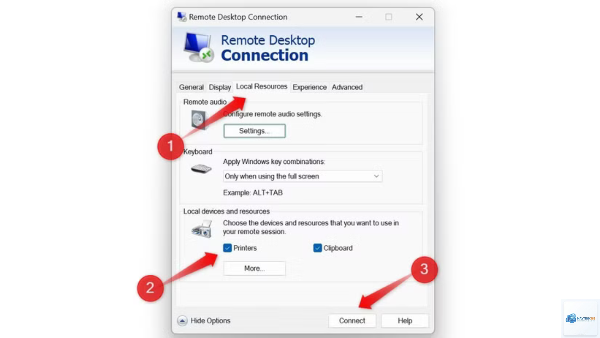 cách tối ưu remote desktop settings - Hình 3