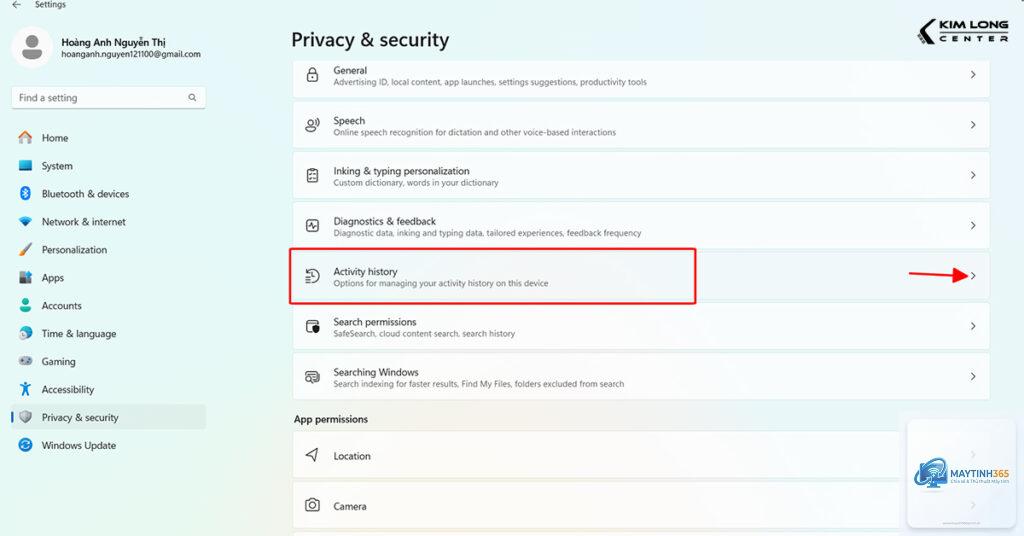 cách tối ưu search permissions