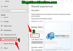 cách tối ưu shared settings