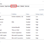 cách tối ưu startup bằng task manager