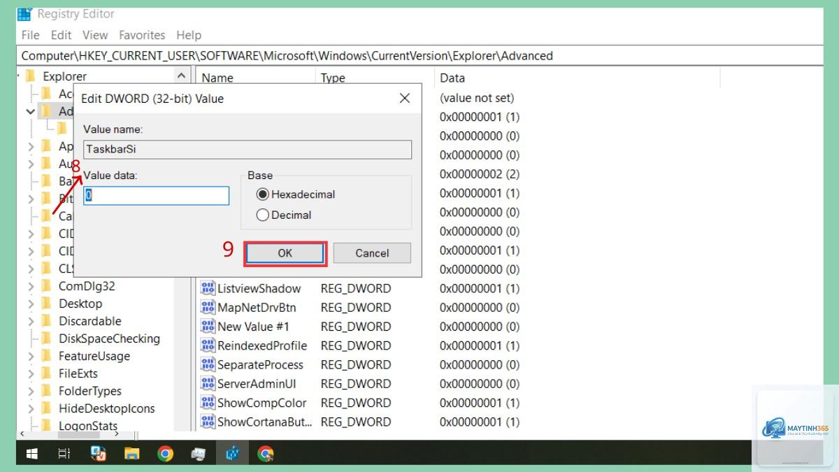 cách tối ưu taskbar bằng registry - Hình 4