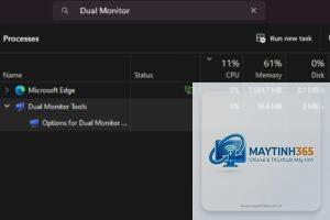 cách tối ưu taskbar dual monitor