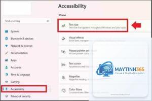 cách tối ưu text size